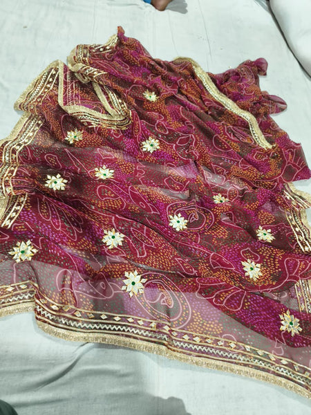Bandhej Saree