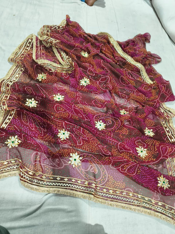 Bandhej Saree