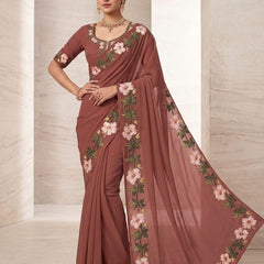 Embroidered Saree