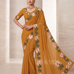 Embroidered Saree