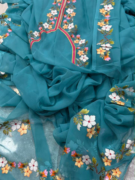 Embroidered Saree