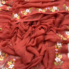 Embroidered Saree