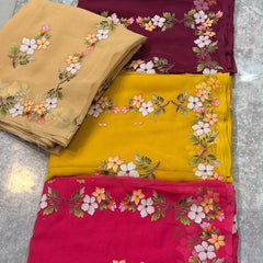 Embroidered Saree