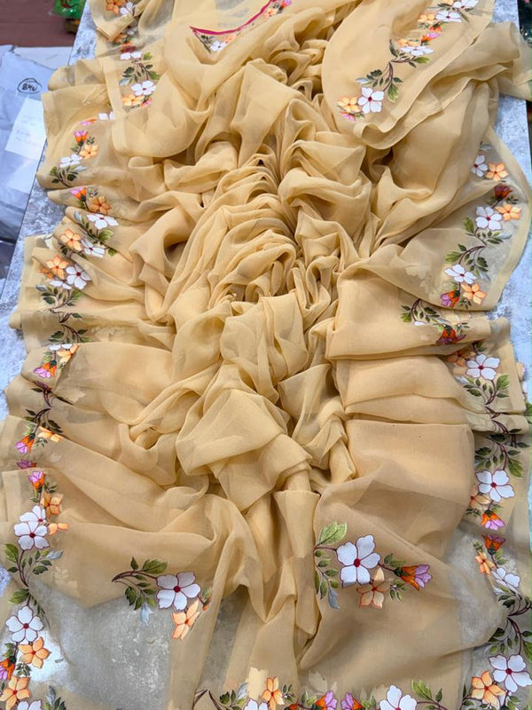 Embroidered Saree
