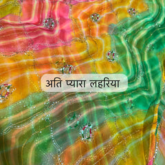 Leheriya Saree