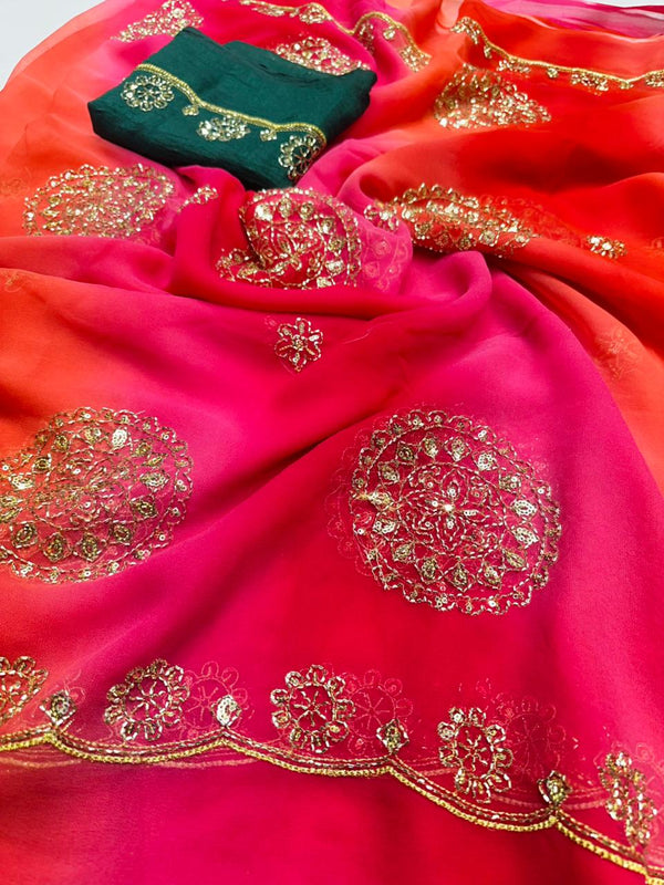 Rajwadi Saree