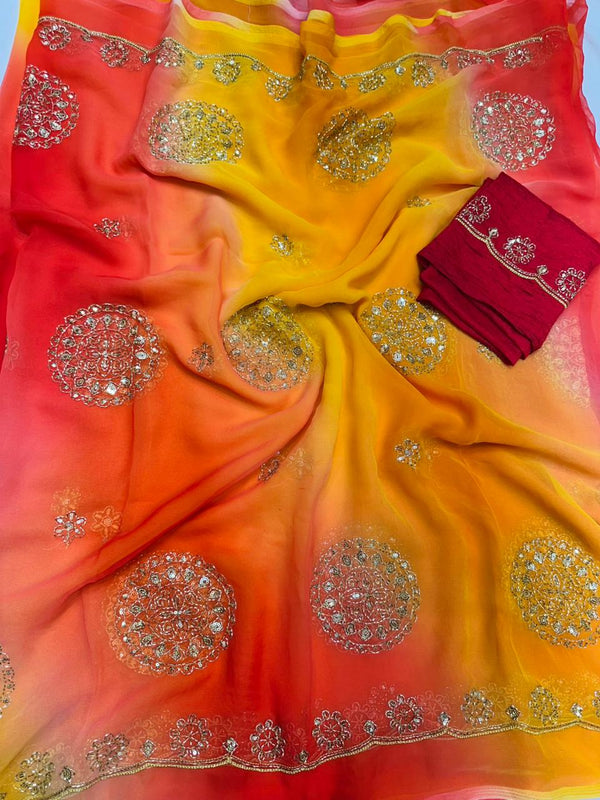 Rajwadi Saree
