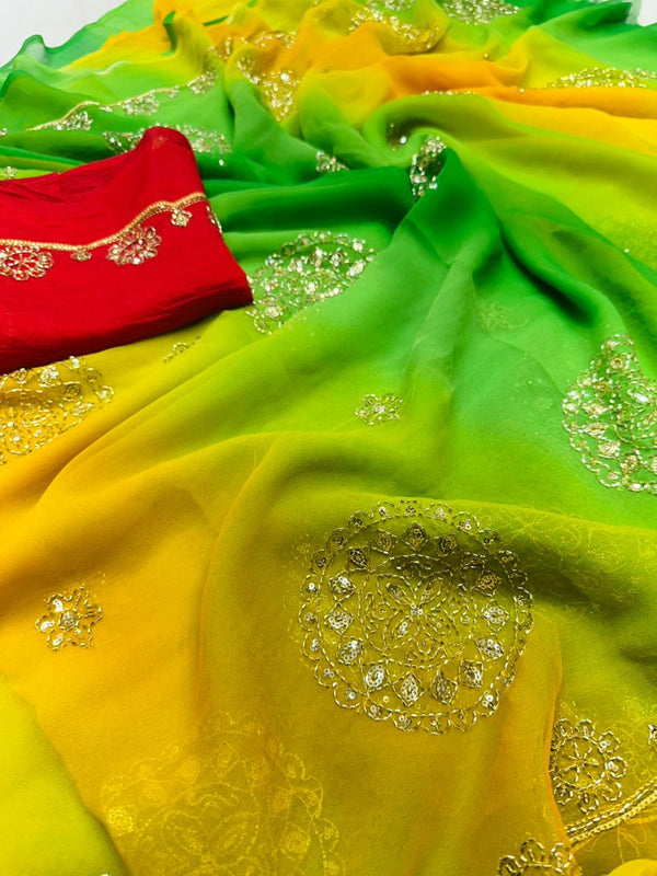 Rajwadi Saree