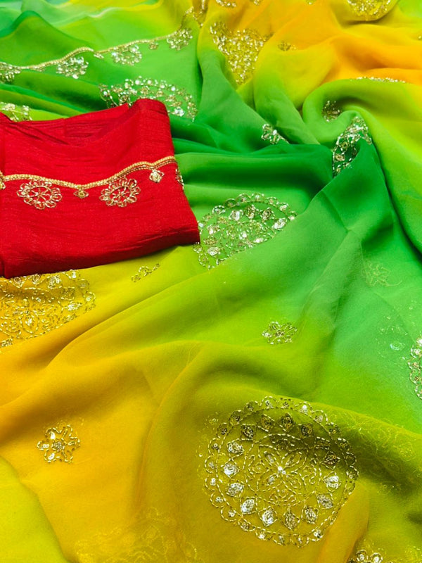 Rajwadi Saree