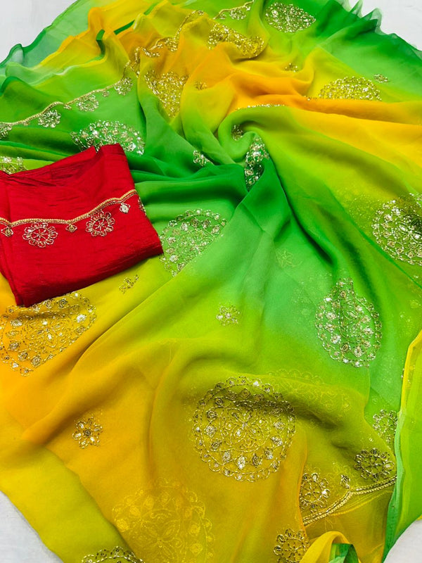 Rajwadi Saree