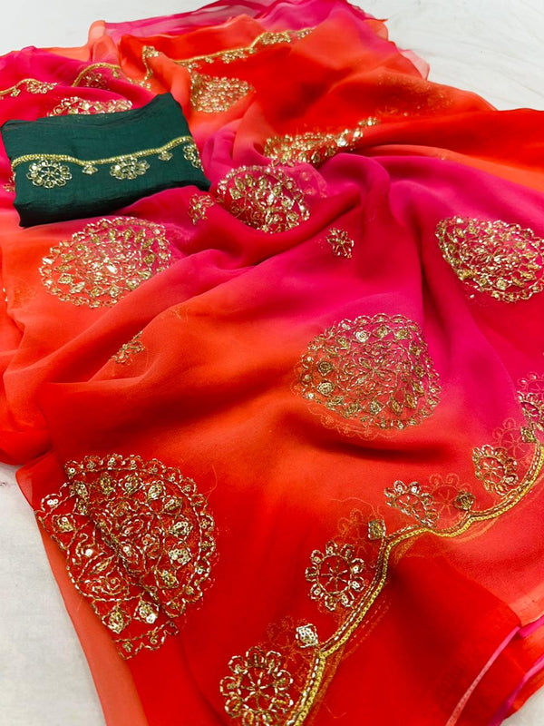 Rajwadi Saree