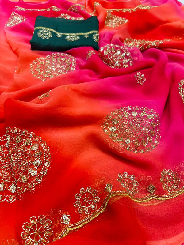 Rajwadi Saree