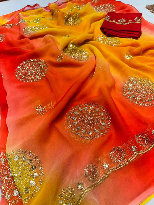 Rajwadi Saree