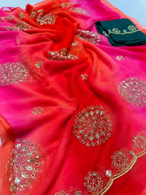 Rajwadi Saree