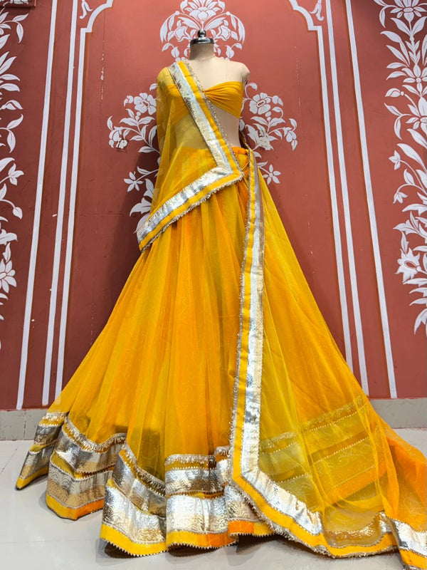 Garba Bandhej Lehenga