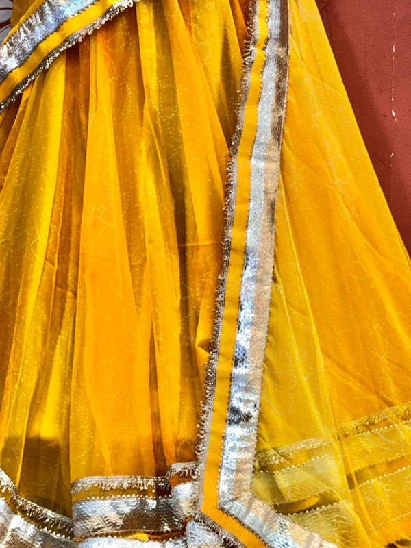 Garba Bandhej Lehenga