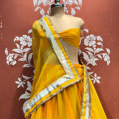 Garba Bandhej Lehenga