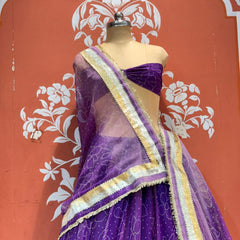 Garba Bandhej Lehenga