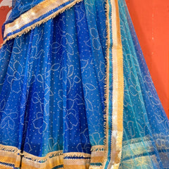 Garba Bandhej Lehenga