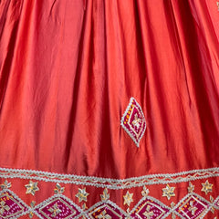 Gajji Soft Satin Silk Lehenga
