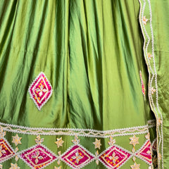 Gajji Soft Satin Silk Lehenga