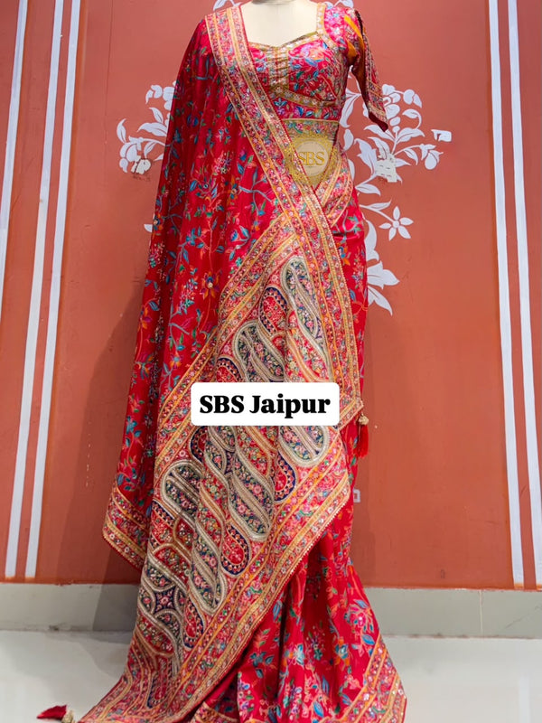 Premium Banarasi Silk Saree