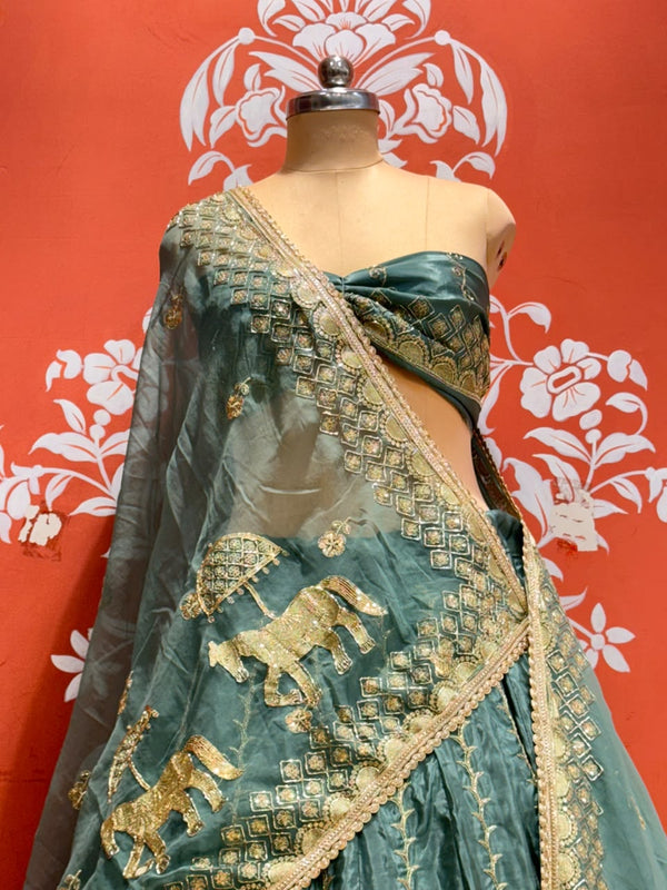Rajwadi Lehenga