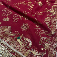 Royal Georgette Kasab Sequence Work Saree