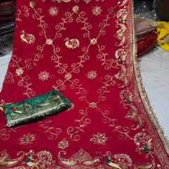 Royal Georgette Kasab Sequence Work Saree