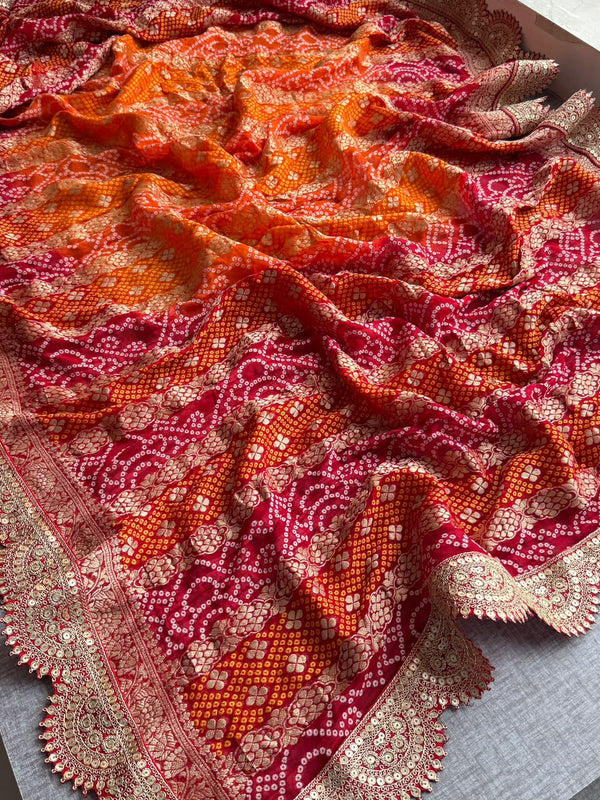 Banarasi Khaddi Georgette Dupatta