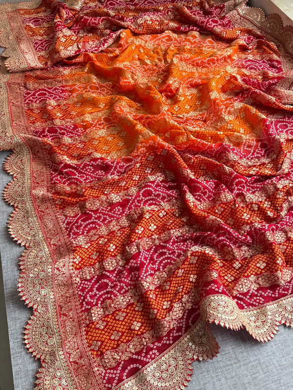 Banarasi Khaddi Georgette Dupatta