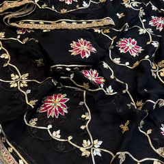 Pure Chiffon Gota Patti Saree