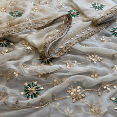 Pure Chiffon Gota Patti Saree