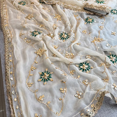 Pure Chiffon Gota Patti Saree