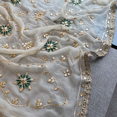 Pure Chiffon Gota Patti Saree