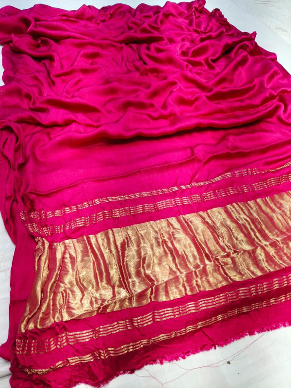Pure Modal Gajji Silk