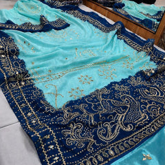 Trending Multi-Dye 2D Saree