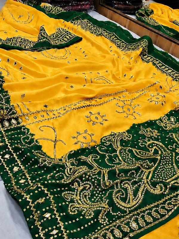 Trending Multi-Dye 2D Saree