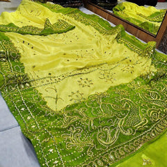 Trending Multi-Dye 2D Saree