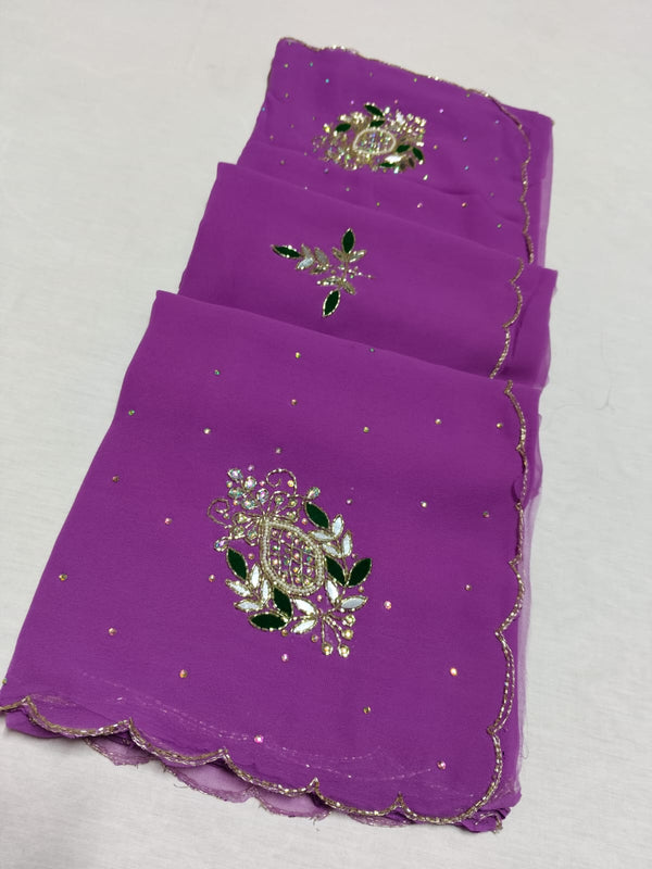 Georgette Saree