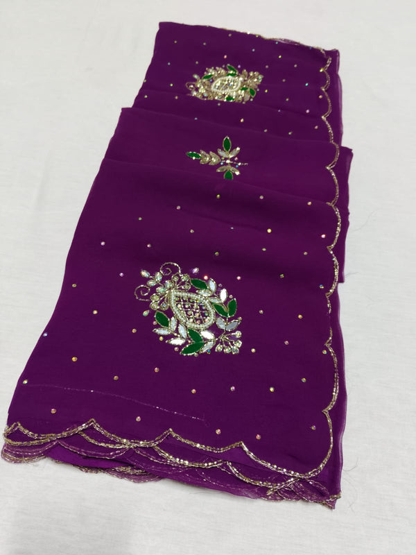 Georgette Saree