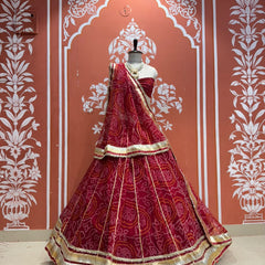 Bandhej Lehenga