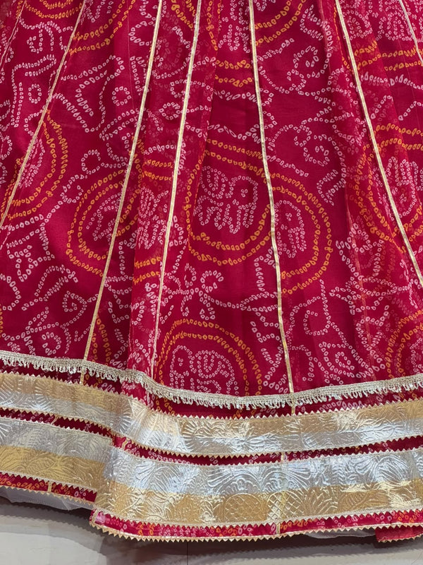 Bandhej Lehenga