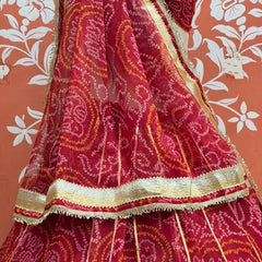 Bandhej Lehenga