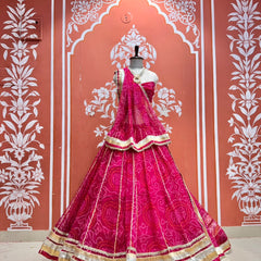 Bandhej Lehenga