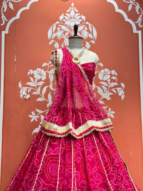 Bandhej Lehenga