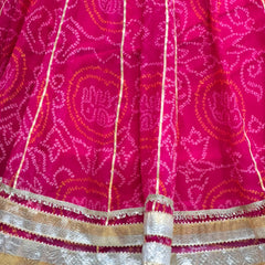 Bandhej Lehenga