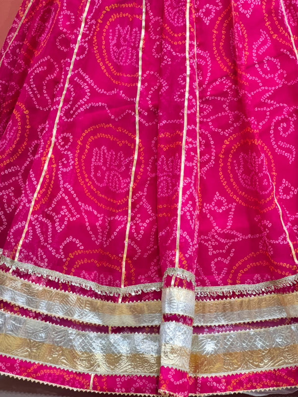 Bandhej Lehenga