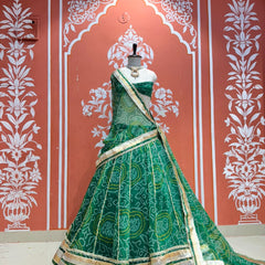Bandhej Lehenga