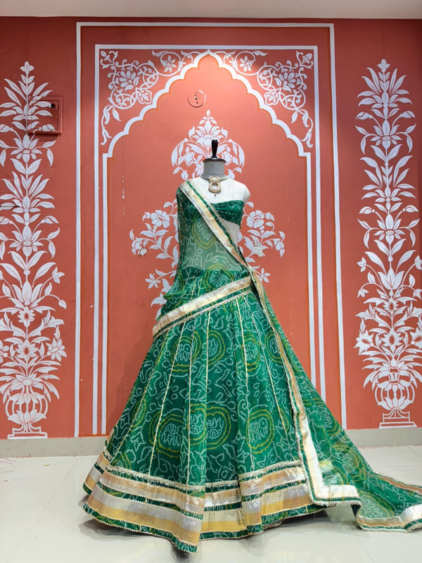 Bandhej Lehenga